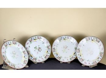 SET (4) HAND PAINTED NIPPON PLATES