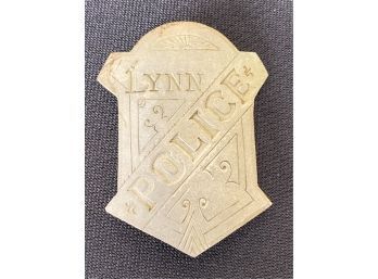 ANTIQUE LYNN MASSACHUSETTS POLICE BADGE