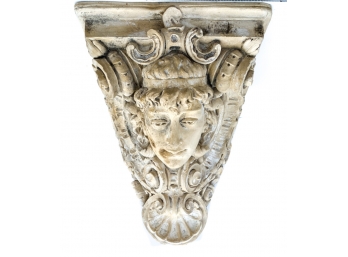 HANGING DECORATIVE PLASTER ARCHITECTURAL FRAGMENT