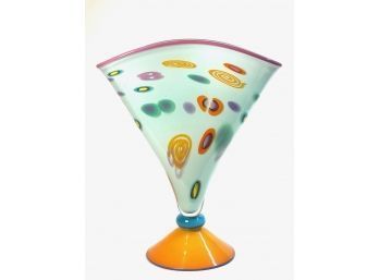 WHIMSICLE STUDIO ART GLASS VASE