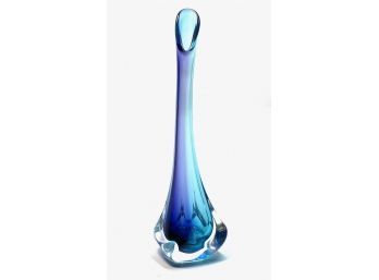 HARRIE ART GLASS VASE INDIGO