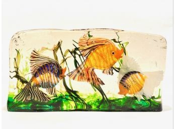 VERY LARGE MURANO GLASS AQUARIUM