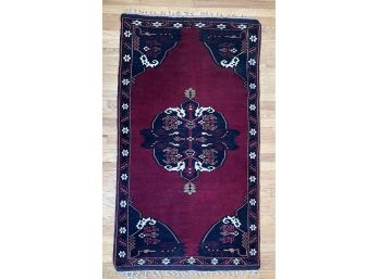 HANDMADE WOOL CHINESE SCATTER RUG