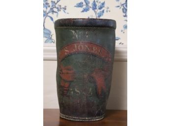 1824 LEATHER FIRE BUCKET S. JONES #1