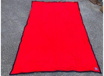 FARIBAULT WOOLEN BLANKET IN SCARLET