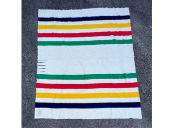 HUDSON BAY MULTISTRIPE (4) POINT WOOLEN BLANKET