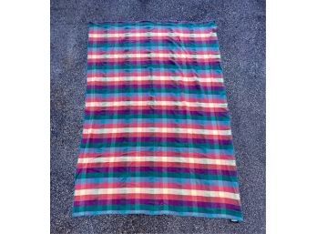 COLLIER CAMPBELL TARTAN THROW BLANKET