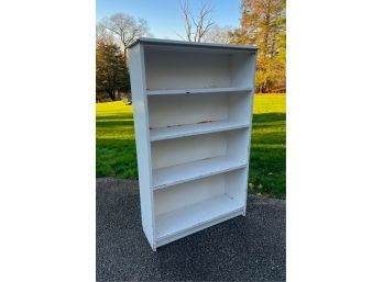 (4) SHELF PAINTED BOOKCASE