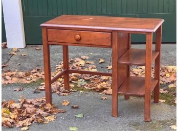 (1) DRAWER MAPLE WRITING DESK