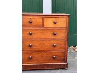 (2) OVER (3) 19th CENTURY MAHOGANY CHEST