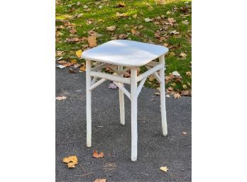 PAINTED ADIRONDACK BENT WOOD SIDE TABLE