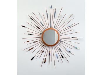 MID CENTURY MODERN STYLE 'SUNBURST' MIRROR