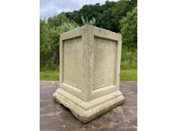 SOLID CAST STONE PLINTH