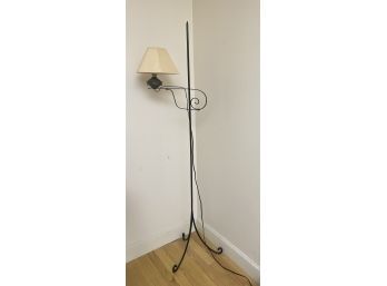 WROUGHT IRON BRIDGE LAMP