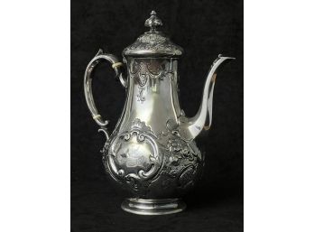 VICTORIAN STERLING COFFEE POT