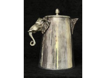 MIKA SILVER PLATE ELEPHANT PITCHER