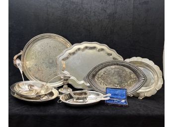 GENEROUS & INTERESTING LOT of SILVER PLATE