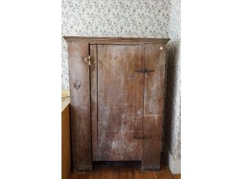 COUNTRY PINE (1) DOOR PAINTED CABINET