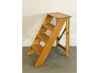 (3) FOOT OAK STEP STOOL