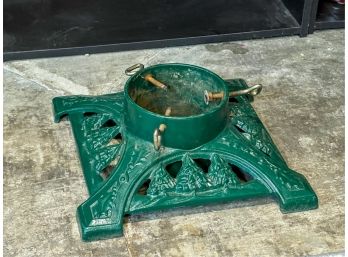 VINTAGE CAST IRON CHRISTMAS TREE STAND