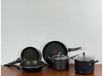 (5) PCS MISC NONSTICK COOKWARE w BAKING TRAYS