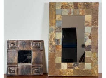 SANDRA MILLER STUDIO STONE MIRROR & ANOTHER