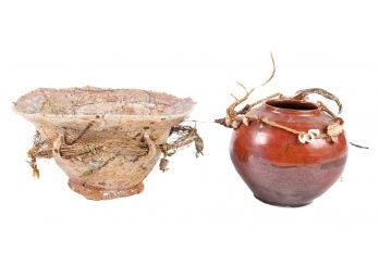 LIAM MURPHY & GALWAY EARTHENWARE VASES