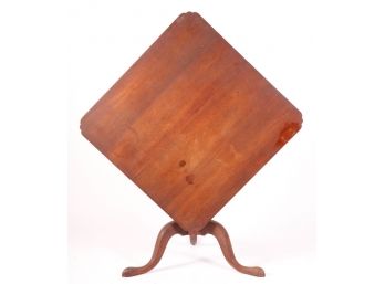 (18th c) TIP-TOP MAPLE TEA TABLE