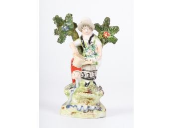 (19th c) WALTON WARE FIGURINE