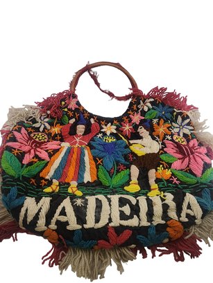 Vintage Maderira Tourist Bag #4674
