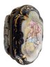Vintage Made In France Hand Painted Limoge  Porcelain Fragonard  Hinged Large Box # 6360
