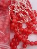 Vintage 6mm Coral Tone Beads (A4318)