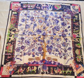 Vintage Hermes Fantasies Silk Scarf