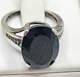 Vintage Sterling Silver Stone Ring