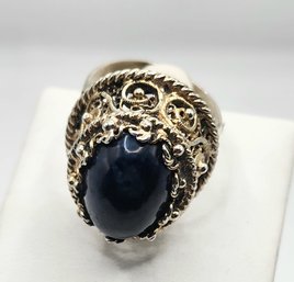 Antique Sterling Silver Stone Ring