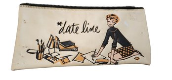 Vintage 1960s Date Line Pencil Case 5165