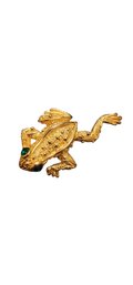 5/30 Vintage 80s Frog Brooch