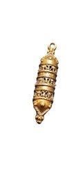 Vintage 14 Kt Gold Mezuzah Charm 5/58