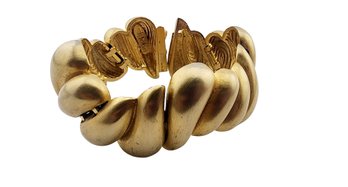 Vintage Heavy Matte Gold  ST JOHN  Bracelet  5/115