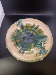 Majolica Style Glazed Plate #6279