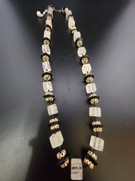 Vintage Acrylic Cube Necklace # 6298