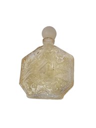 Vintage Ombre Rose Perfume Bottle With Some Perfume #6402