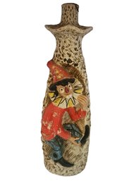 Vintage Clown Liquer Bottle Made In Italy #6406