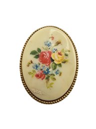 Resin Floral Motif Brooch (A6867)