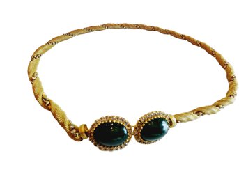 Vintage Jeweled Mesh Belt (A759)