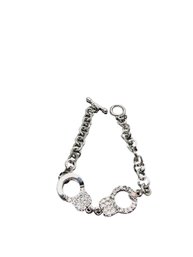Super Cute Rhinestone NOS Handcuff Bracelet (a1459)