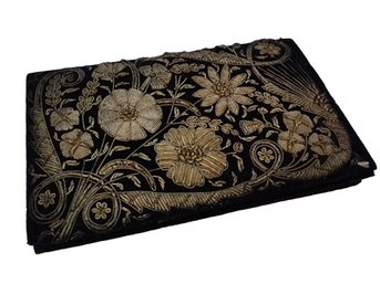 Vintage Velvet Embroidered Made In India Clutch #4646