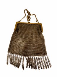 Vintage Whiting And Davis Chain Mail Bag (A1471)