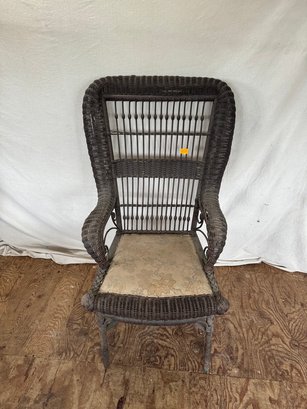 Victorian Wicker Arm Chair
