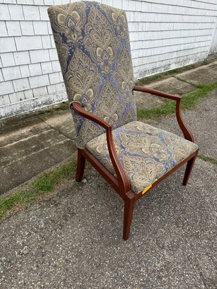 Martha Washington Inlaid Arm Chair